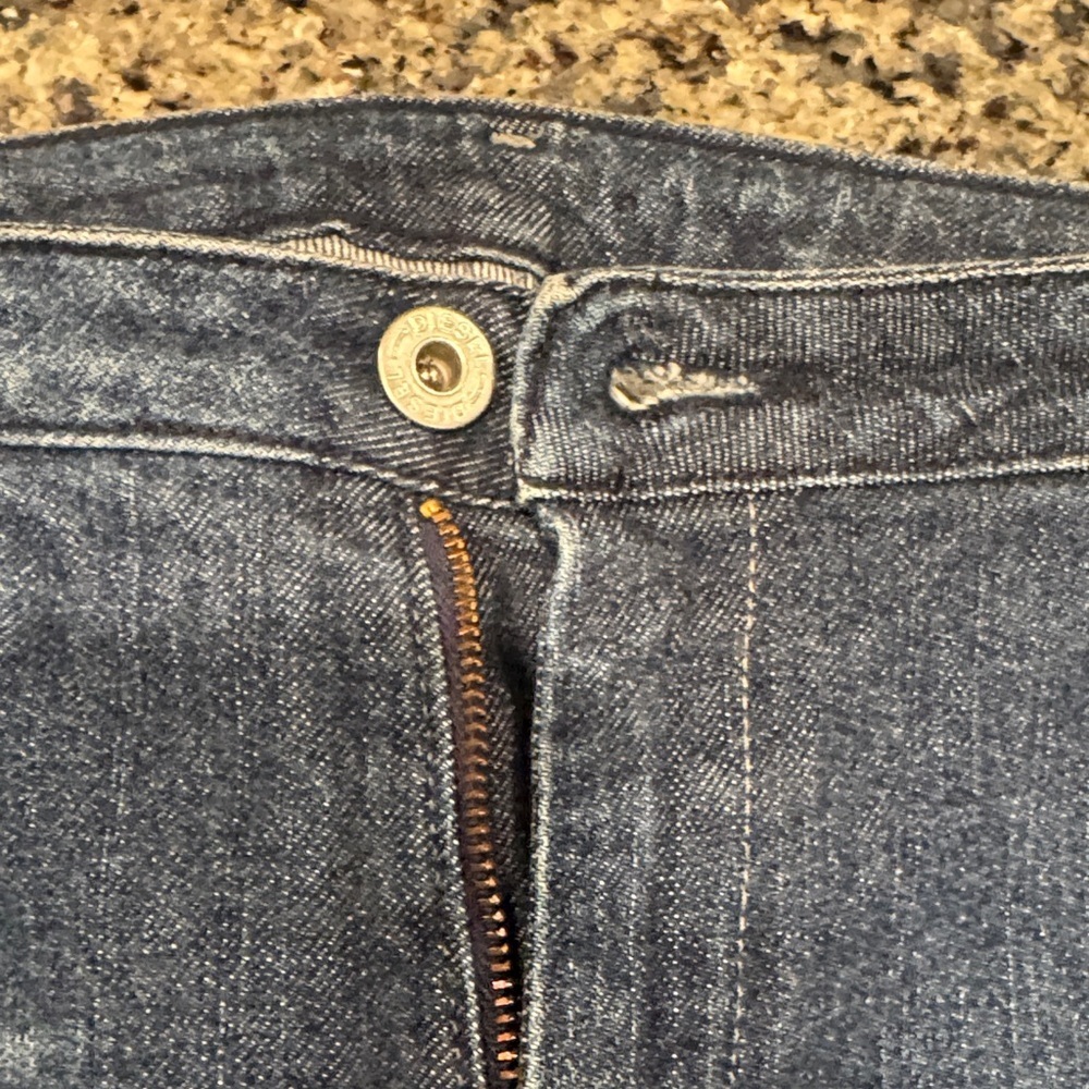 Vintage Diesel Blue Denim Jeans Size 30 - Picture 4 of 8
